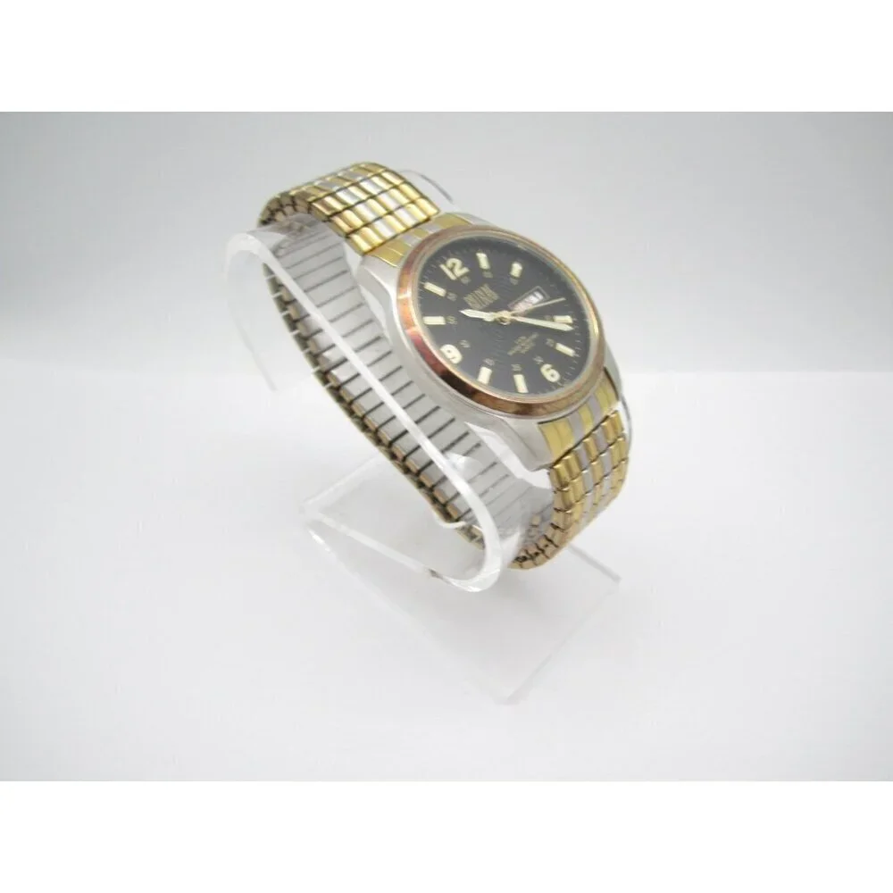 Men Bill Blass Quartz WR Analog 35mm Round Watch (H858) 